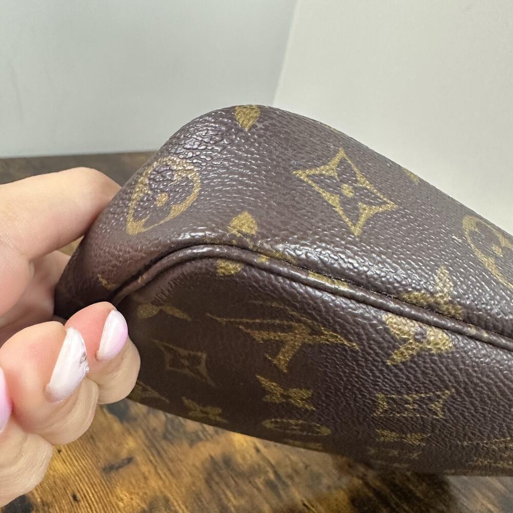 Louis Vuitton Monogram Canvas Brown & Tan Satchel (NOT LV STRAP) - Picture 11 of 16